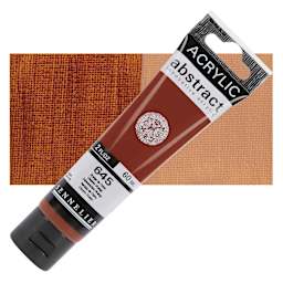 Sennelier Abstract Acrylic - Chinese Orange, 60 ml tube and swatch
