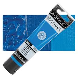 Sennelier Abstract Acrylic - Cerulean Blue Hue, 60 ml tube and swatch