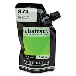 Sennelier Abstract Acrylic - Bright Yellow Green, 120 ml pouch