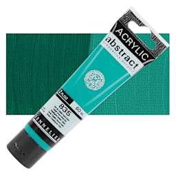 Sennelier Abstract Acrylic - Cobalt Green Deep Hue, 60 ml tube and swatch