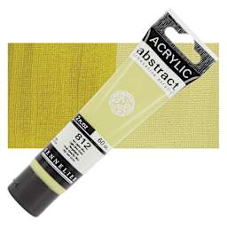Sennelier Abstract Acrylic - Light Olive Green, 60 ml tube and swatch