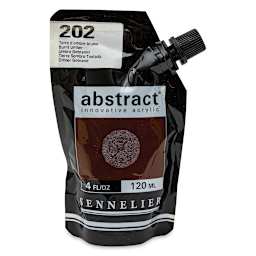 Sennelier Abstract Acrylic - Burnt Umber, 120 ml pouch