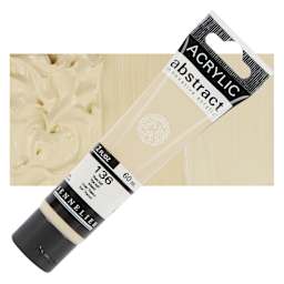 Sennelier Abstract Acrylic Paint - Titan Buff, 60 ml tube and swatch