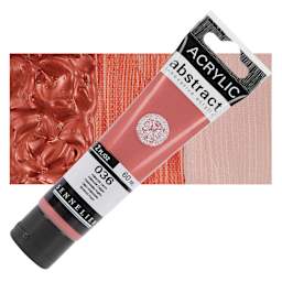 Sennelier Abstract Acrylic - Iridescent Copper, 60 ml tube and swatch