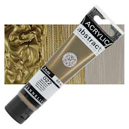 Sennelier Abstract Acrylic - Iridescent Bronze, 60 ml tube and swatch