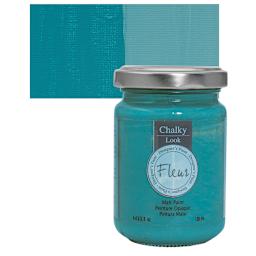 Fleur Chalky Look Paint - Istanbul Interior, 4.4 oz jar and swatch