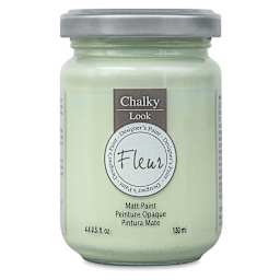 Fleur Chalky Look Paint - Miami Milk, 4.4 oz jar