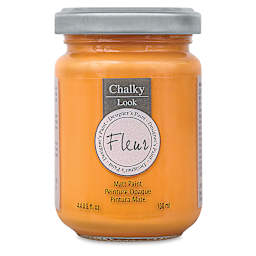 Fleur Chalky Look Paint - Tropical Sunset, 4.4 oz jar