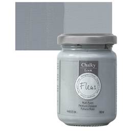 Fleur Chalky Look Paint - New York Loft, 4.4 oz jar and swatch
