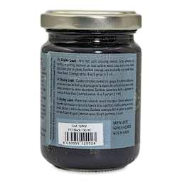 Fleur Chalky Look Paint - Black, 4.4 oz jar back