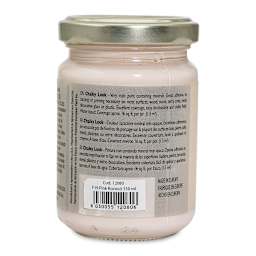 Fleur Chalky Look Paint - Pink Rococo, 4.4 oz jar back