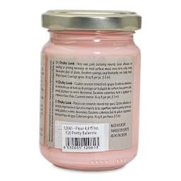 Fleur Chalky Look Paint - Pretty Ballerina, 4.4 oz jar back