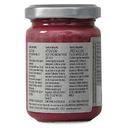 Fleur Chalky Look Paint - Porto Red, 4.4 oz jar back