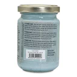 Fleur Chalky Look Paint - Lucy in the Sky, 4.4 oz jar back