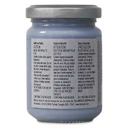 Fleur Chalky Look Paint - Copenhagen Blue, 4.4 oz jar back