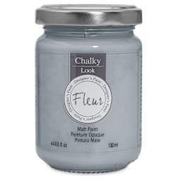 Fleur Chalky Look Paint - Hamptons Blue, 4.4 oz jar