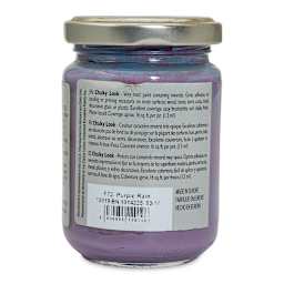 Fleur Chalky Look Paint - Purple Rain, 4.4 oz jar back
