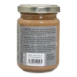 Fleur Chalky Look Paint - Chocolate Wish, 4.4 oz jar back