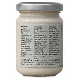 Fleur Chalky Look Paint - Taupe Sophistication, 4.4 oz jar back
