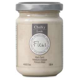 Fleur Chalky Look Paint - Taupe Sophistication, 4.4 oz jar