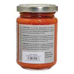 Fleur Chalky Look Paint - Rusty, 4.4 oz jar back