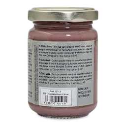 Fleur Chalky Look Paint - Chocolate Blush, 4.4 oz jar back