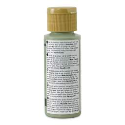 DecoArt Americana Acrylic Paint - Aloe, 2 oz (Back of bottle)