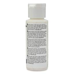 DecoArt Americana Acrylic Paint - Warm White, 2 oz (Back of bottle)