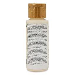DecoArt Americana Acrylic Paint - Light Buttermilk, 2 oz, (Back of bottle)