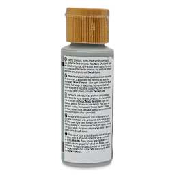 DecoArt Americana Acrylic Paint - Slate Gray, 2 oz (Back of bottle)