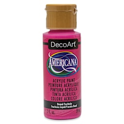 DecoArt Americana Acrylic Paint - Royal Fuschia, 2 oz (Front of bottle)