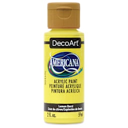 DecoArt Americana Acrylic Paint - Lemon Burst, 2 oz
