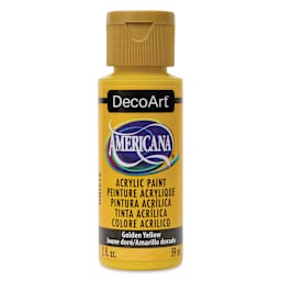 DecoArt Americana Acrylic Paint - Golden Yellow, 2 oz