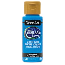 DecoArt Americana Acrylic Paint - Grecian Blue, 2 oz