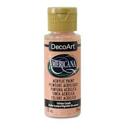 DecoArt Americana Acrylic Paint - Cotton Candy, 2 oz (Front of bottle)