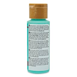 DecoArt Americana Acrylic Paint - Sea Breeze, 2 oz (Back of bottle)