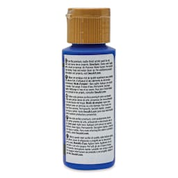 DecoArt Americana Acrylic Paint - Ultramarine Blue (Transparent), 2 oz (Back of bottle)