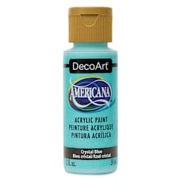 DecoArt Americana Acrylic Paint - Crystal Blue, 2 oz