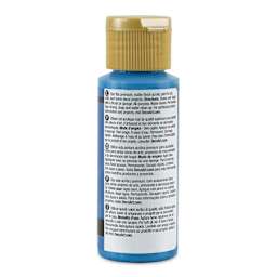 DecoArt Americana Acrylic Paint - Bright Blue, 2 oz (Back of bottle)