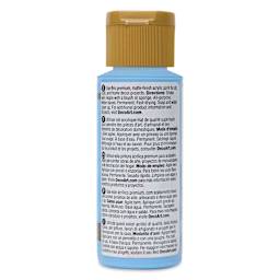 Back of DecoArt Americana Acrylic Paint - Provence Sky, 2 oz bottle
