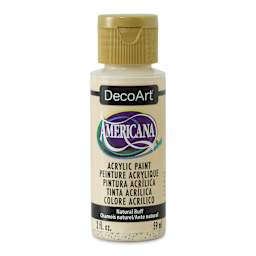 DecoArt Americana Acrylic Paint - Natural Buff, 2 oz (Front of bottle)