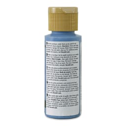 DecoArt Americana Acrylic Paint - Blue Harbor, 2 oz (Back of bottle)