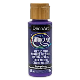 DecoArt Americana Acrylic Paint - Dioxazine Purple, 2 oz (Front of bottle)