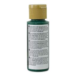 DecoArt Americana Acrylic Paint - Hauser Dark Green, 2 oz (Back of bottle)