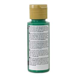 DecoArt Americana Acrylic Paint - Leaf Green, 2 oz (Back of bottle)