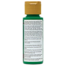 DecoArt Americana Acrylic Paint - Fairway Green, 2 oz, back label