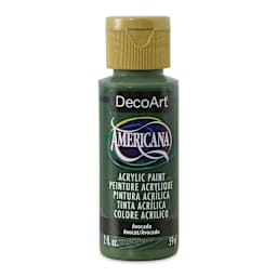 DecoArt Americana Acrylic Paint - Avocado, 2 oz (Front of bottle)