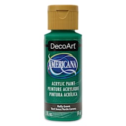 DecoArt Americana Acrylic Paint - Holly Green, 2 oz