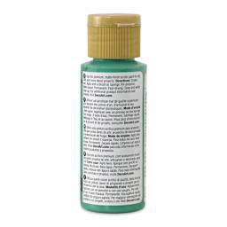 DecoArt Americana Acrylic Paint - Eucalyptus Leaf, 2 oz (Back of bottle)