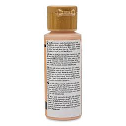 DecoArt Americana Acrylic Paint - Warm Beige, 2 oz (Back of bottle)